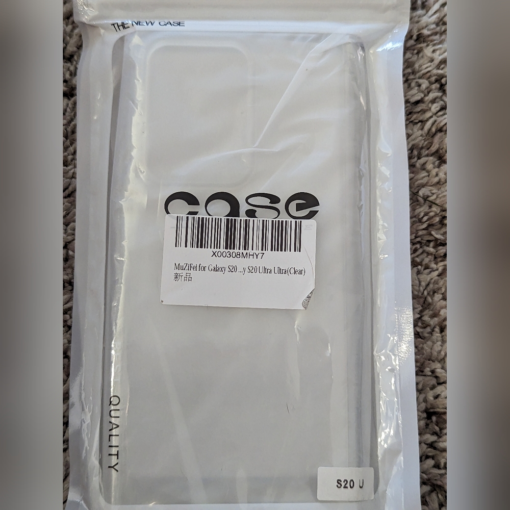 Galaxy S20 ultra clear phone case
